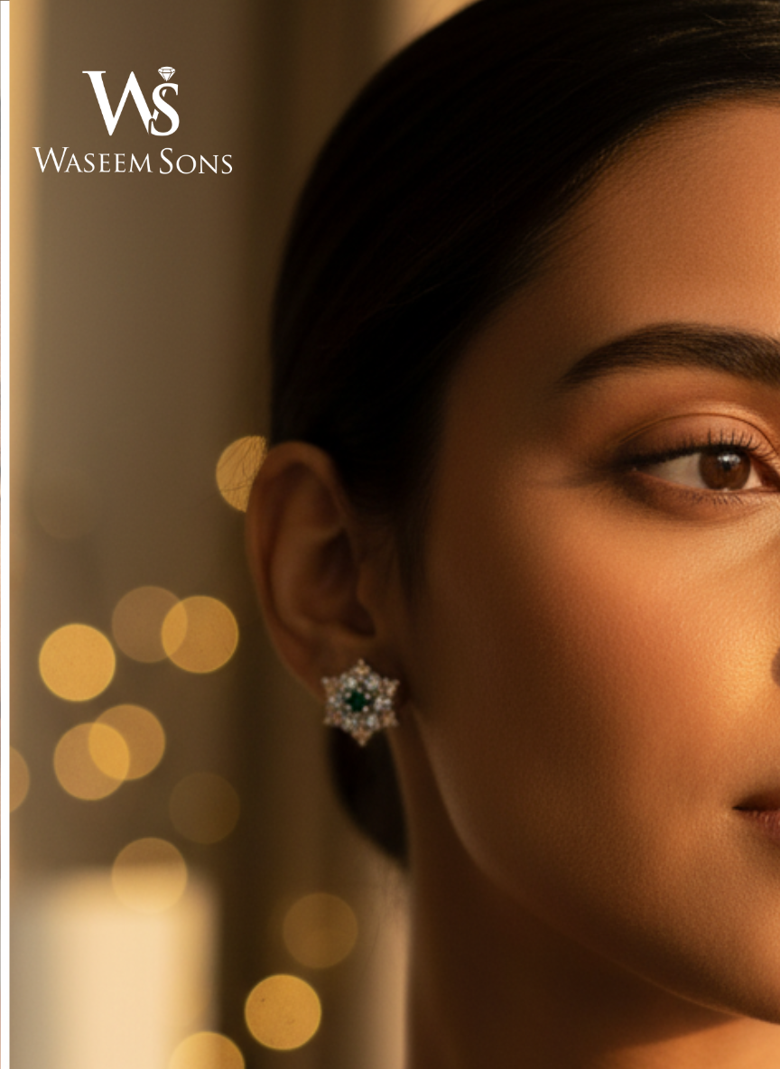 Celestial Garden Studs – 925 Silver