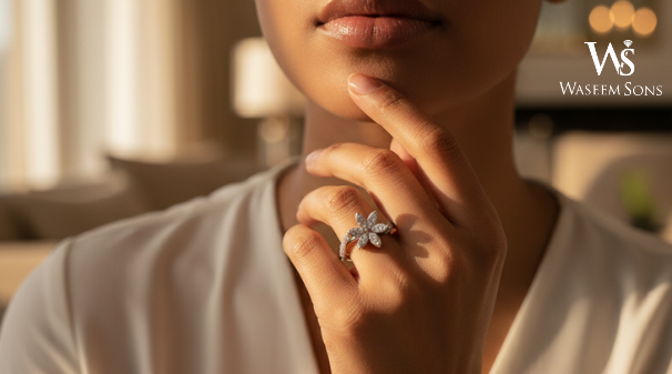 Lustre Bloom Ring – 925 Silver