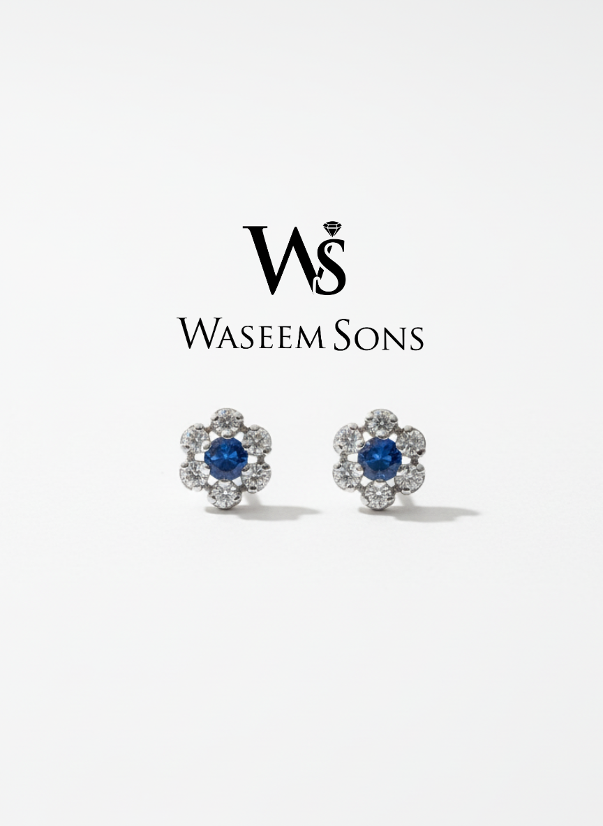 Serene Petal Studs – 925 Silver