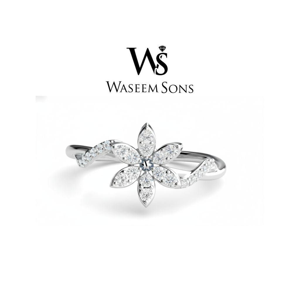 Lustre Bloom Ring – 925 Silver