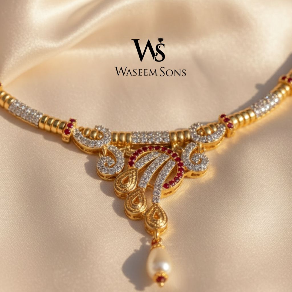 Pearl Harmony Necklace Set – 925 Silver