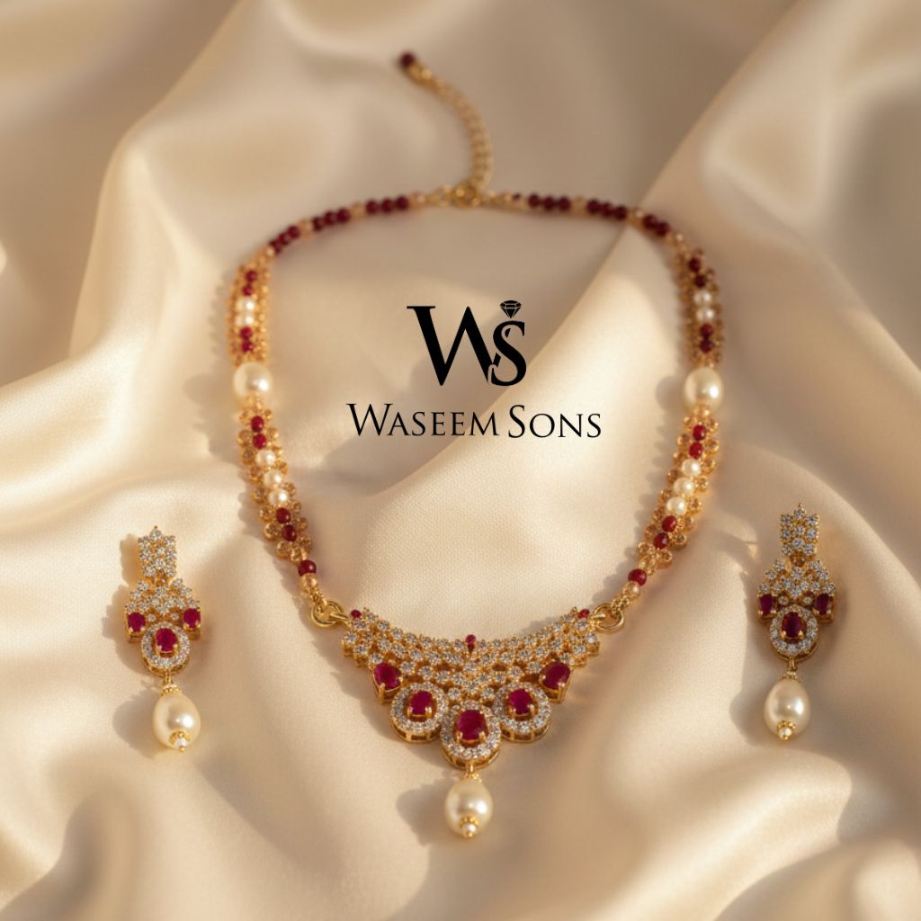 Empress Pearl Set - 925 Silver