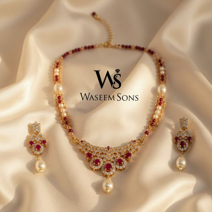 Empress Pearl Set - 925 Silver