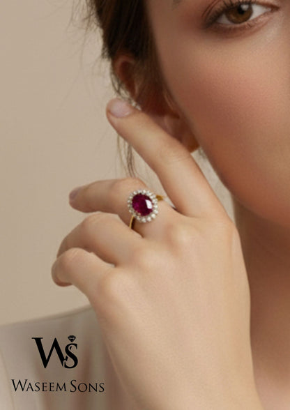 The Scarlet Crown Ring