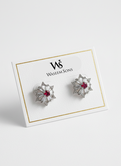 Scarlet Star Studs