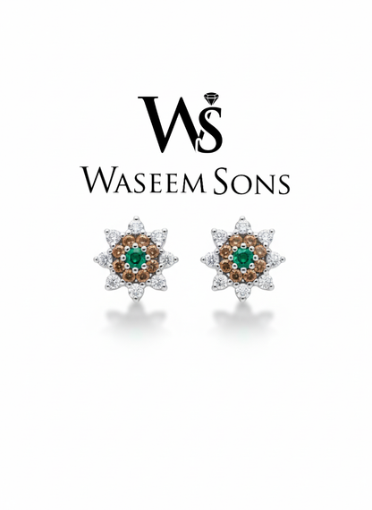 Celestial Garden Studs – 925 Silver