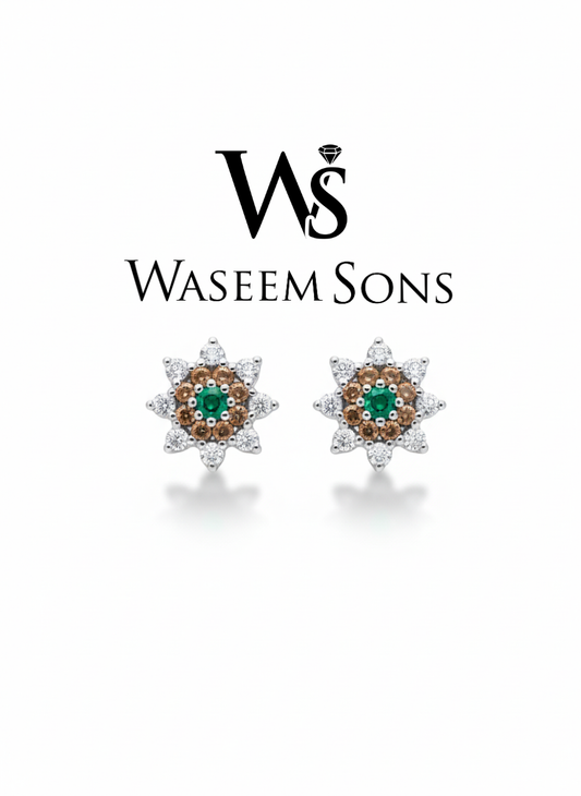 Celestial Garden Studs – 925 Silver