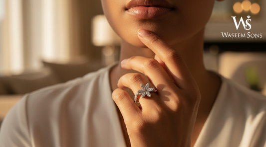 Lustre Bloom Ring – 925 Silver