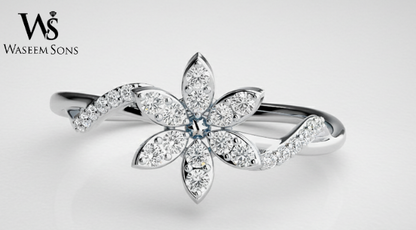 Lustre Bloom Ring – 925 Silver
