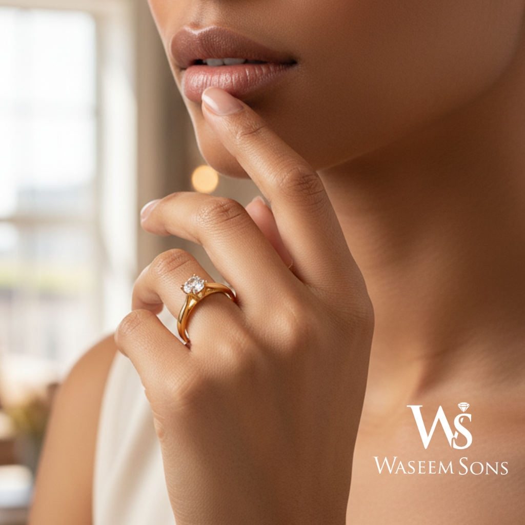 Golden Solace Ring - 21K Gold